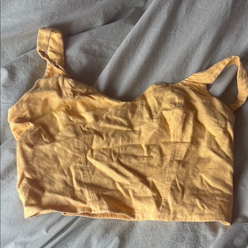 Abercrombie & Fitch Yellow Tank Top